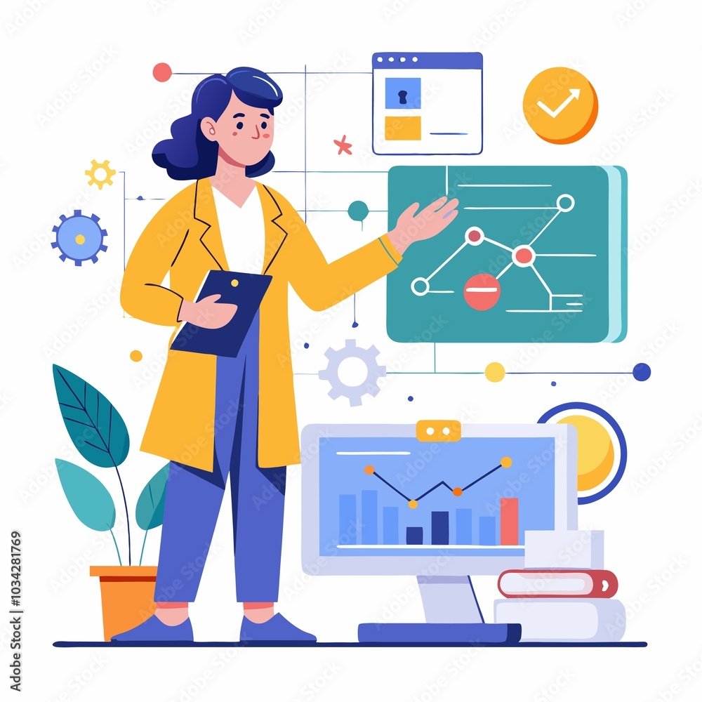 person in the office