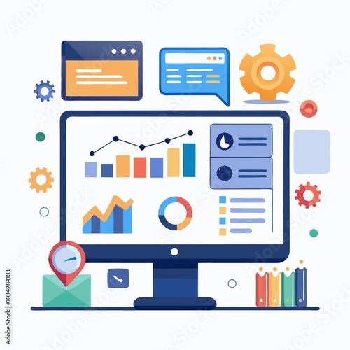 flat icons for business