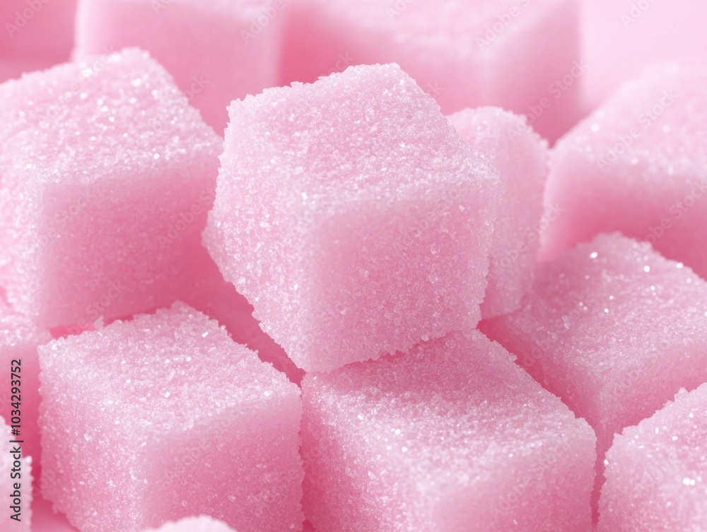 Exfoliating Crystal Scrub Macro with Soft Pastel Tones Exfoliating Crystal Scrub Macro with Soft Pastel Tones