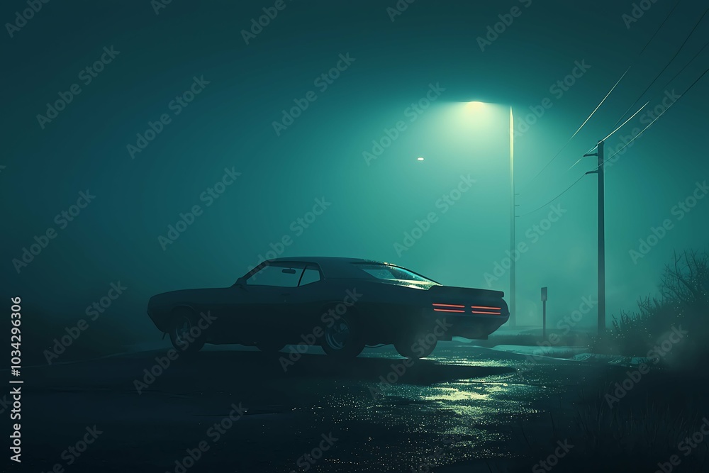 car driving in the night, terrifying car with headlights
car driving in the night, terrifying car with headlights