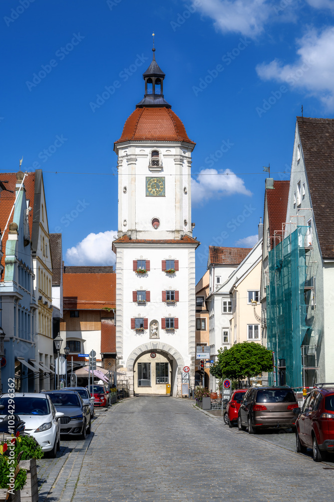 Historic city gate of Dillingen