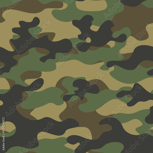 
camouflage vector military background, urban stylish design, vector army print, forest pattern