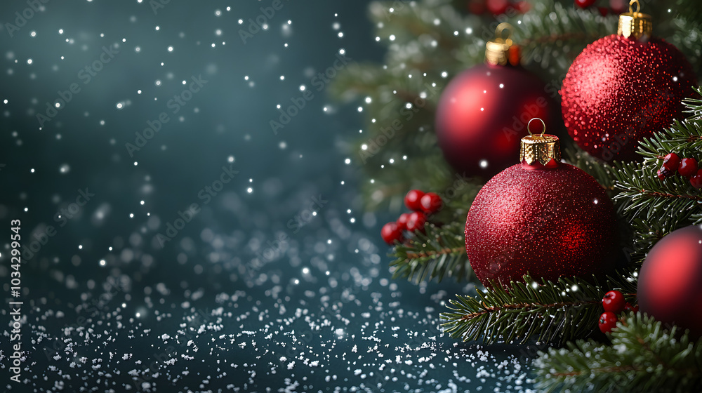 Christmas Background with Snowflakes, Pine Branches, and Red Berries: A Festive and Cozy Atmosphere Perfect for Holiday Greetings and Seasonal Celebrations, Inviting Warmth and Joy.
Christmas Background with Snowflakes, Pine Branches, and Red Berries: A Festive and Cozy Atmosphere Perfect for Holiday Greetings and Seasonal Celebrations, Inviting Warmth and Joy.