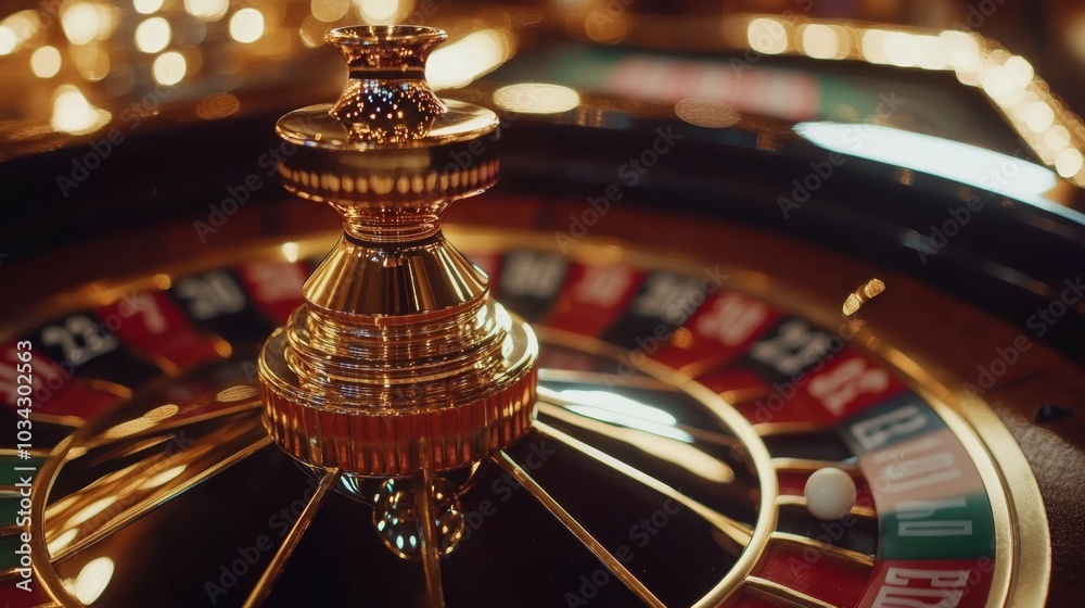 Aesthetic close-up of a roulette ball about to land, capturing the suspense and excitement in gambling. Aesthetic close-up of a roulette ball about to land, capturing the suspense and excitement in gambling.