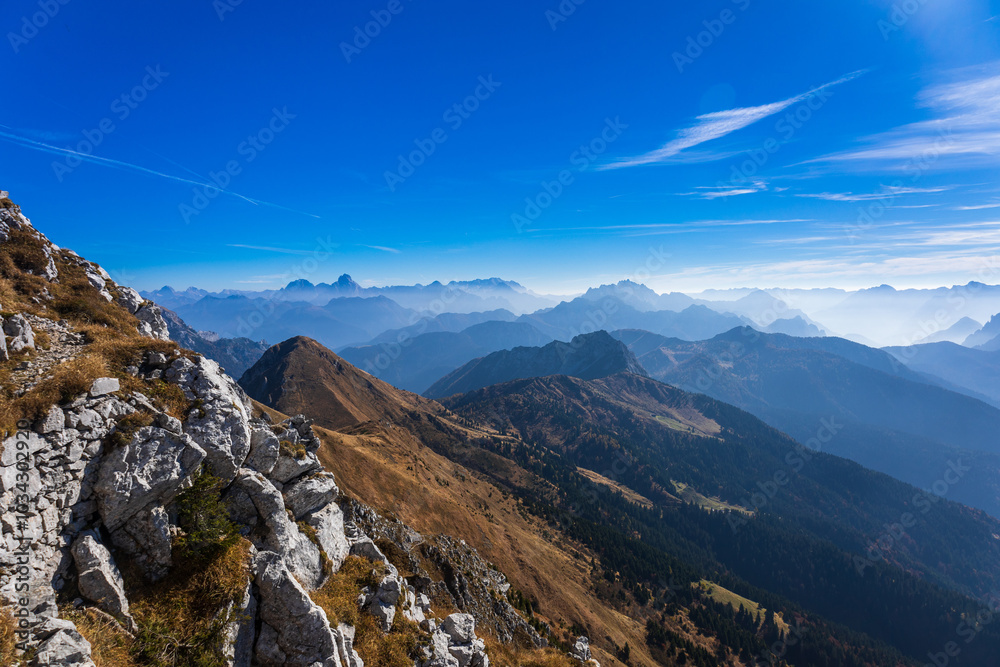 Autumn colors are exploding in the woods of Carnic Alps