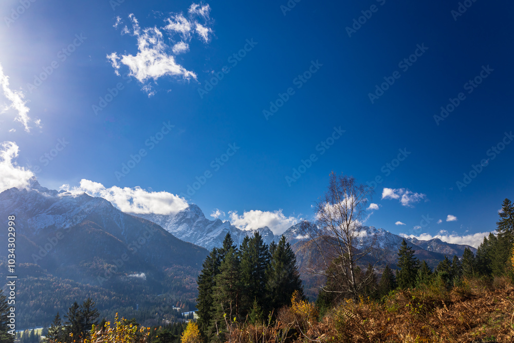 Julian Alps in a beautiful autumn day