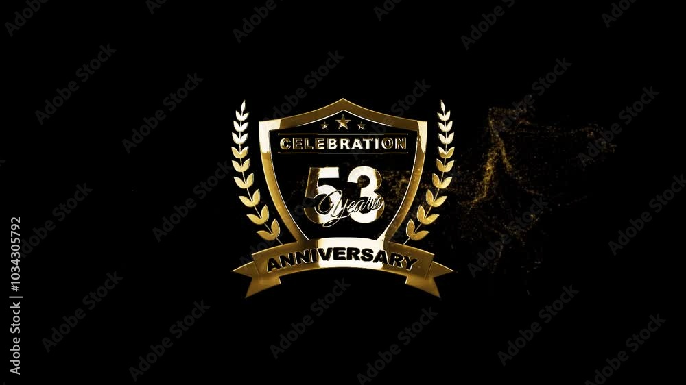 Stylish 53 Years Happy Anniversary Banner, Happy Anniversary Video, Celebration 53 Years Happy Anniversary Text Animation, Luxury 53th Anniversary, 53th Anniversary, Happy 53th Anniversary, 53 Years Stylish 53 Years Happy Anniversary Banner, Happy Anniversary Video, Celebration 53 Years Happy Anniversary Text Animation, Luxury 53th Anniversary, 53th Anniversary, Happy 53th Anniversary, 53 Years