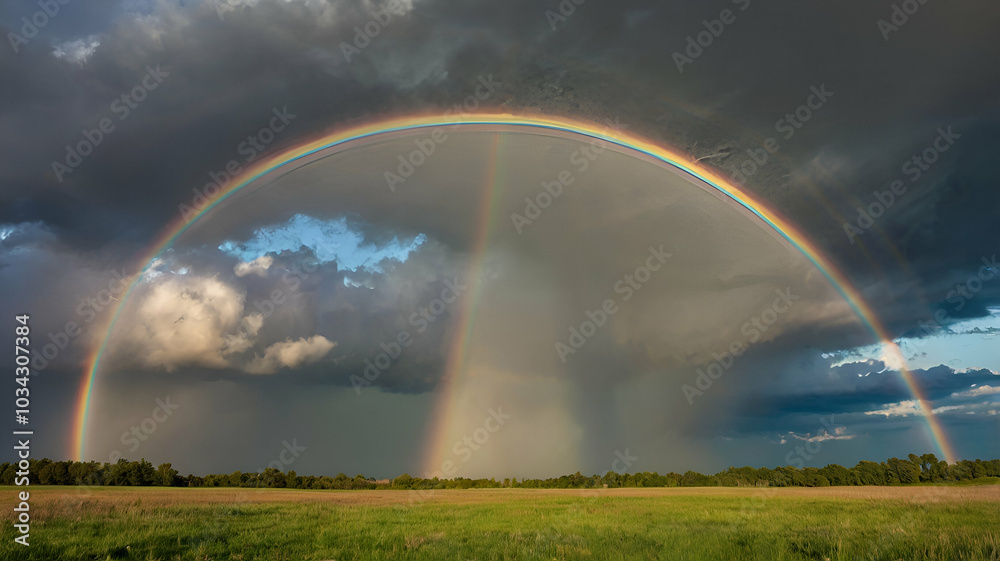 rainbow over the fields rainbow over the fields