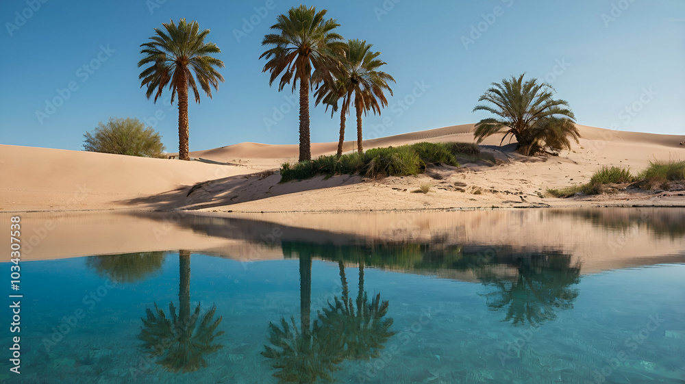 palm trees in the desert palm trees in the desert