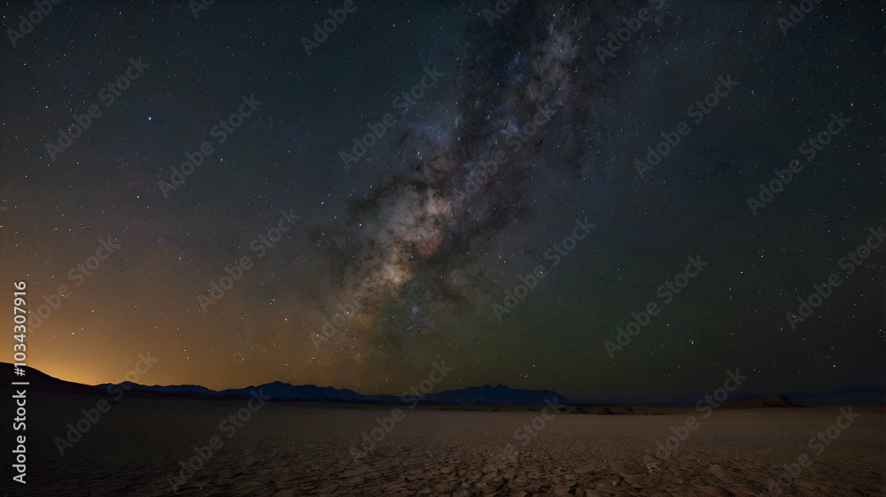 Fototapeta premium time lapse of stars in the sky