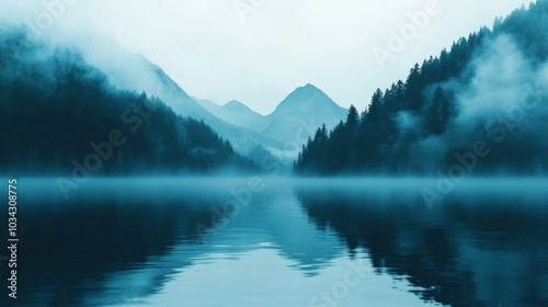 Misty Mountain Lake.