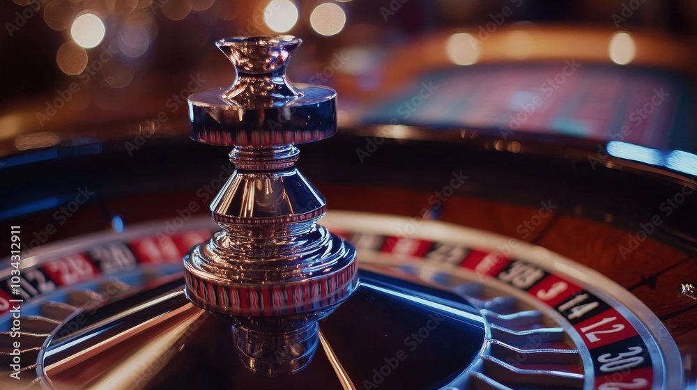 Close-up of a roulette ball on black, symbolizing the outcome of a calculated bet in a casino game. Close-up of a roulette ball on black, symbolizing the outcome of a calculated bet in a casino game.