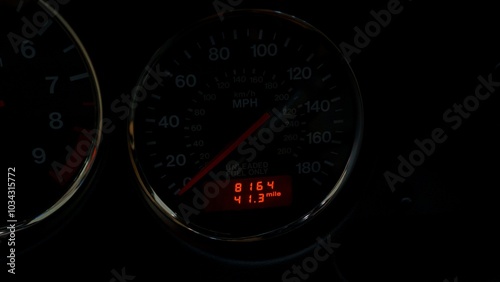 Fotografija Odometer in a car