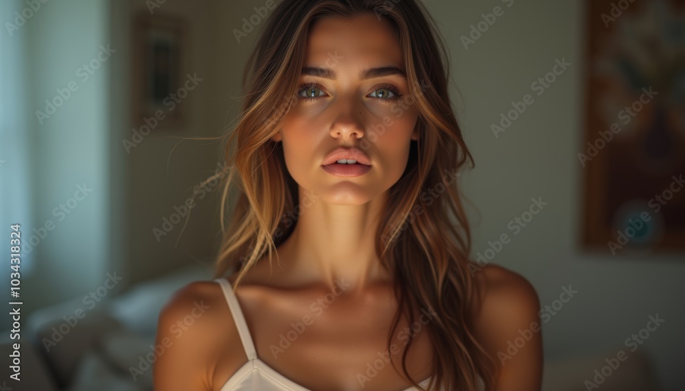 Beautiful woman's emotional face on a plain background. A spectacularly depiction of elegance and charm. Beautiful woman's emotional face on a plain background. A spectacularly depiction of elegance and charm.