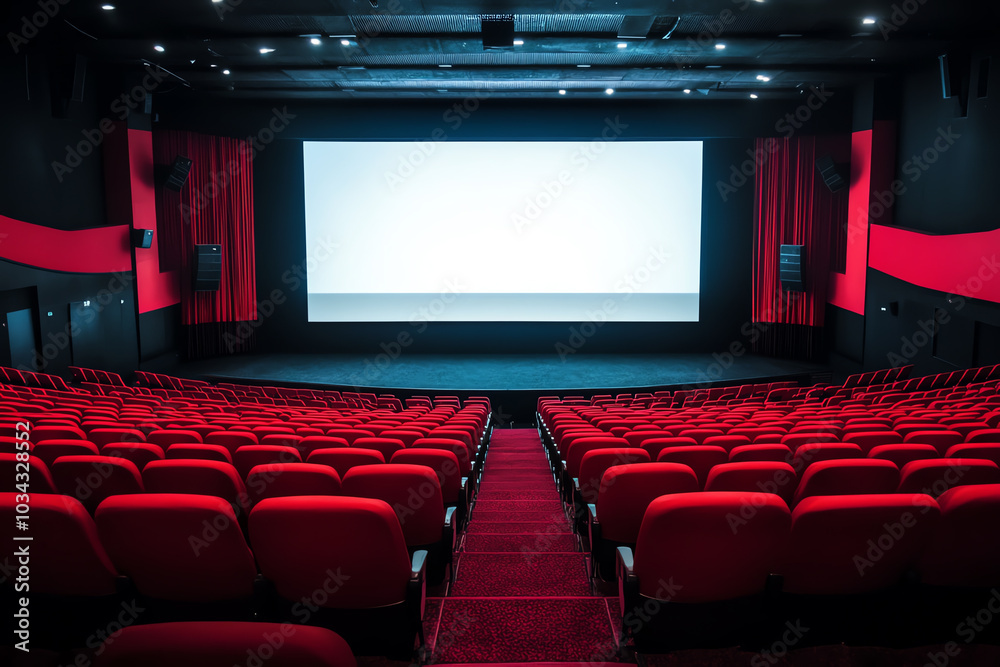 Experience the magic of cinema an inviting theater space ready for captivating movie moments and unforgettable screenings Experience the magic of cinema an inviting theater space ready for captivating movie moments and unforgettable screenings