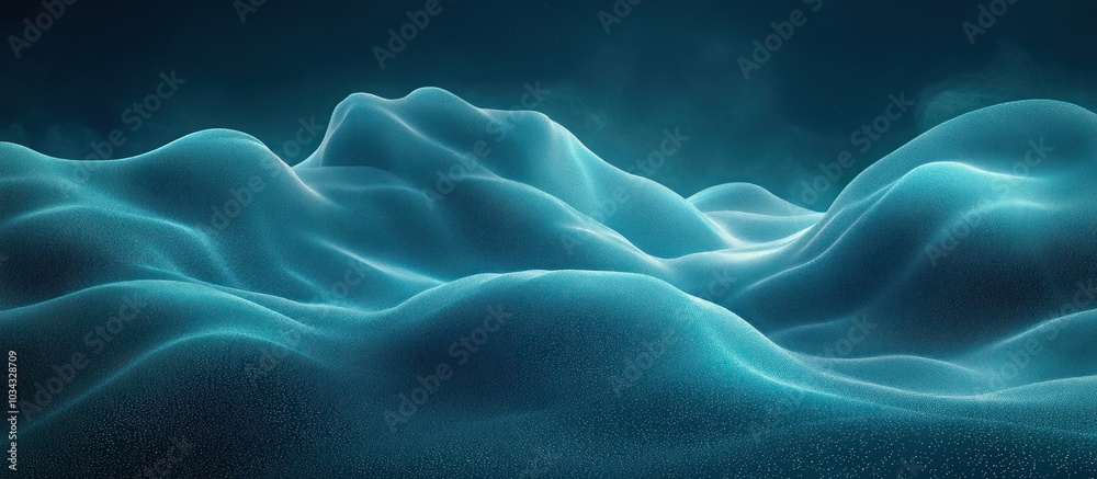 Abstract Blue Landscape Abstract Blue Landscape