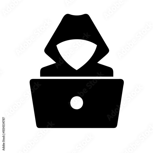 A Hacker Icon Representing Cybersecurity