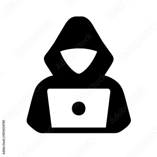 A Hacker Icon Representing Cybersecurity