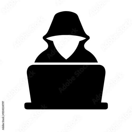 A Hacker Icon Representing Cybersecurity