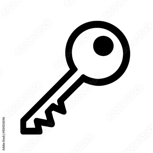 A Key Icon Symbolizing Security and Access