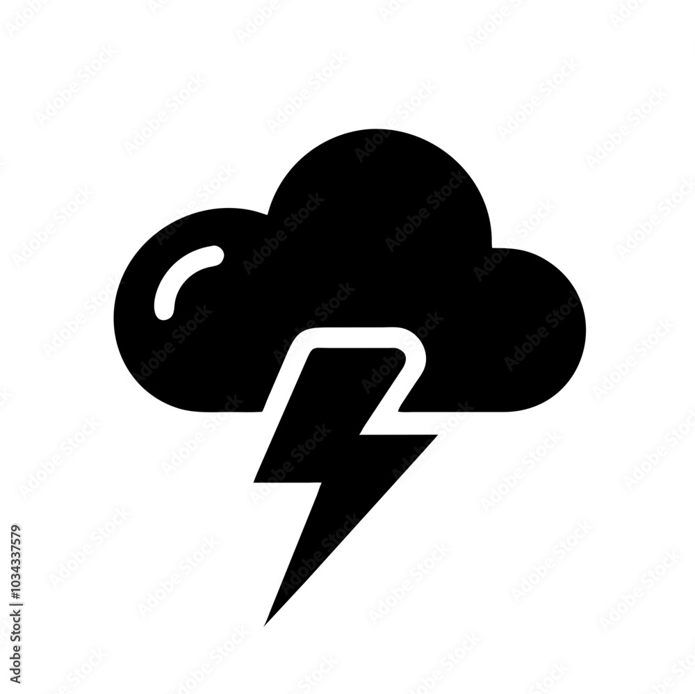 A Lightning Bolt Icon for Energy and Power A Lightning Bolt Icon for Energy and Power