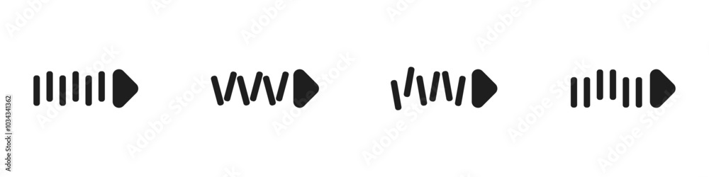 Set of black vector arrows. Collection of linear arrows. Contours of different arrows. Arrow icon pointing to the right. Flat thin arrows. Black direction signs vector. Direction logo. Set of black vector arrows. Collection of linear arrows. Contours of different arrows. Arrow icon pointing to the right. Flat thin arrows. Black direction signs vector. Direction logo.