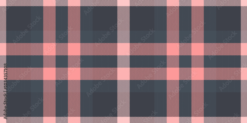 Inspiration plaid tartan fabric, attire texture background vector. Paisley textile check seamless pattern in dark and pastel colors.