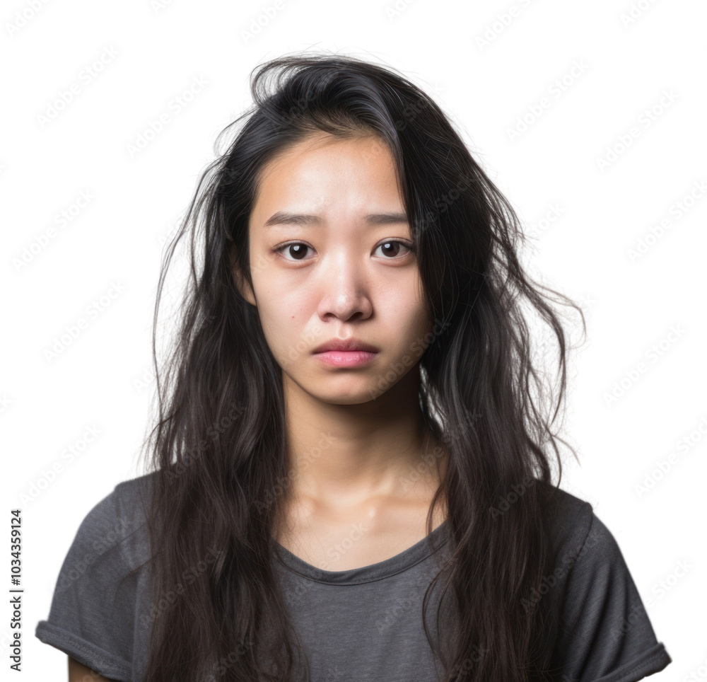 PNG Portrait photo skin disappointment. PNG Portrait photo skin disappointment.