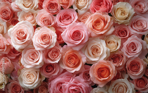  Vintage floral texture art background
