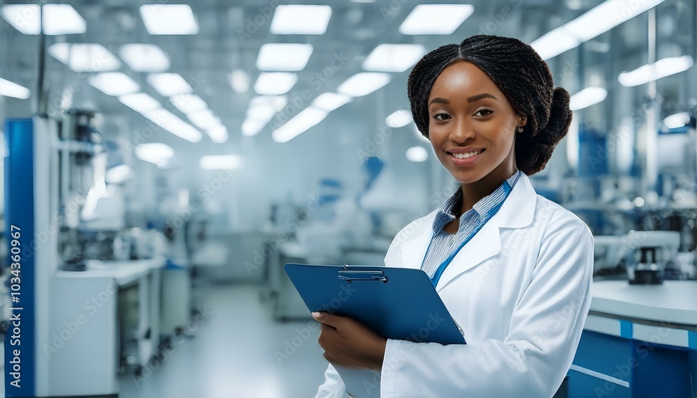 Factory Clean Room Laboratory. Industrial Engineer Factory Clean Room Laboratory. Industrial Engineer
