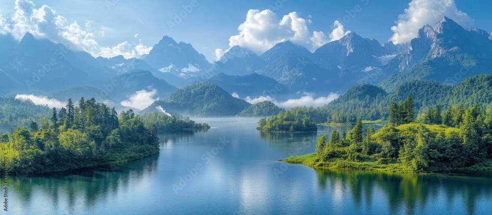 Tranquil Mountain Lake Tranquil Mountain Lake