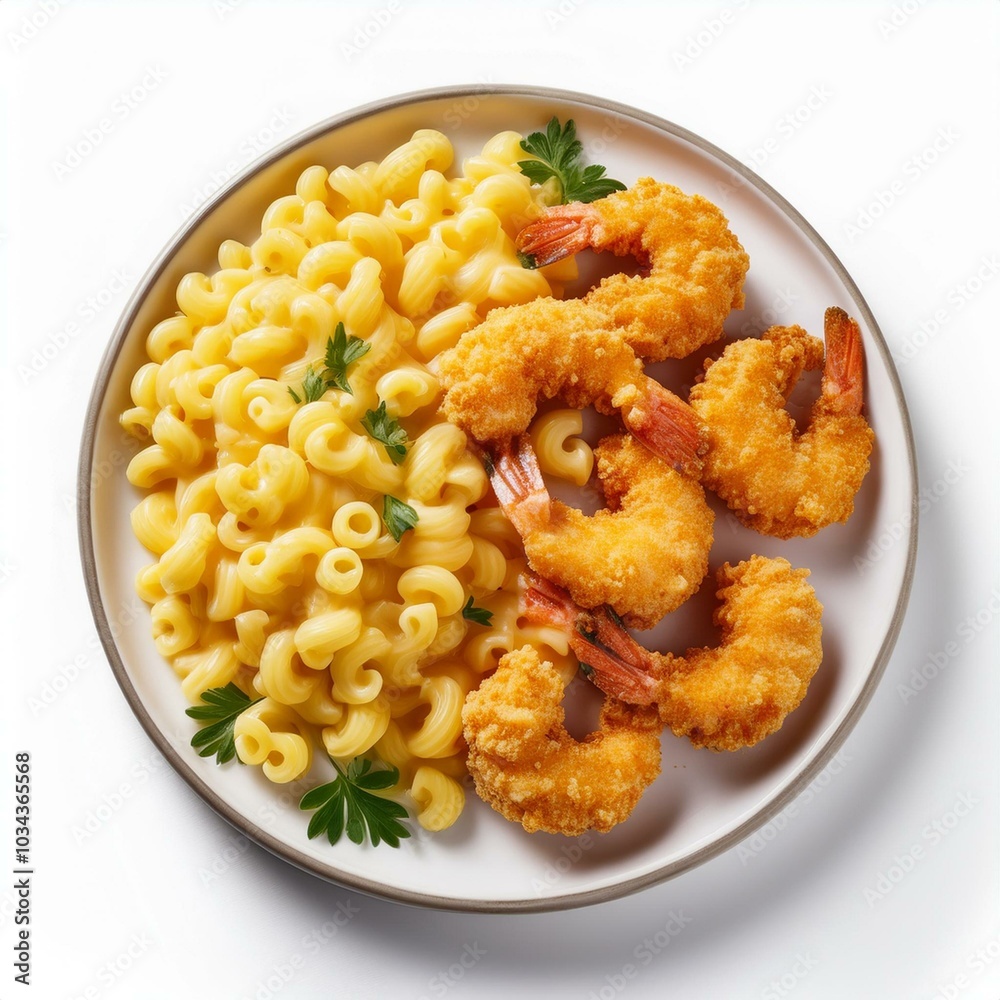 Creamy Macaroni with Cheese and Succulent Shrimp: A Perfect Comfort Dish Creamy Macaroni with Cheese and Succulent Shrimp: A Perfect Comfort Dish