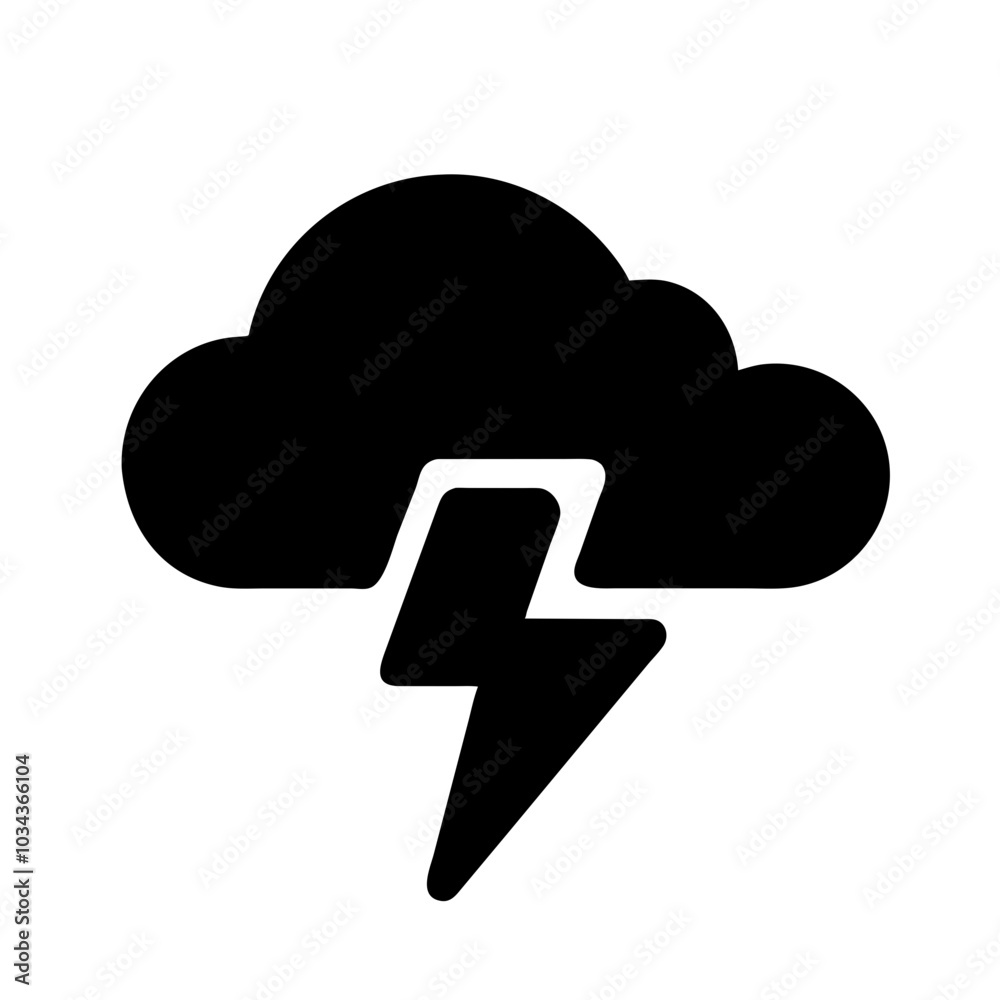 A Lightning Bolt Icon for Energy and Power A Lightning Bolt Icon for Energy and Power