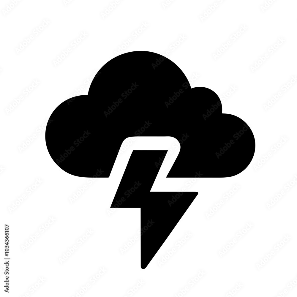 A Lightning Bolt Icon for Energy and Power A Lightning Bolt Icon for Energy and Power