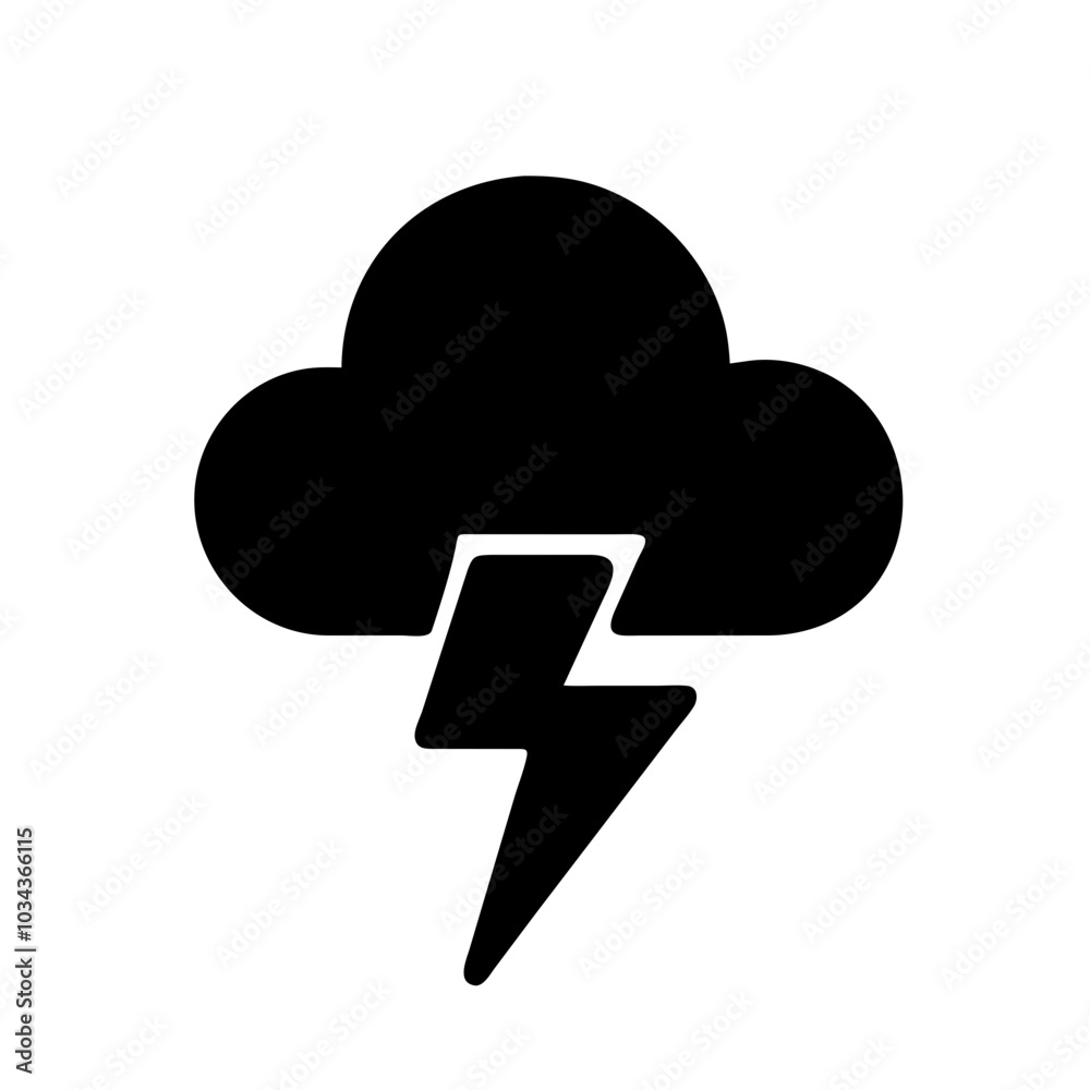 A Lightning Bolt Icon for Energy and Power A Lightning Bolt Icon for Energy and Power