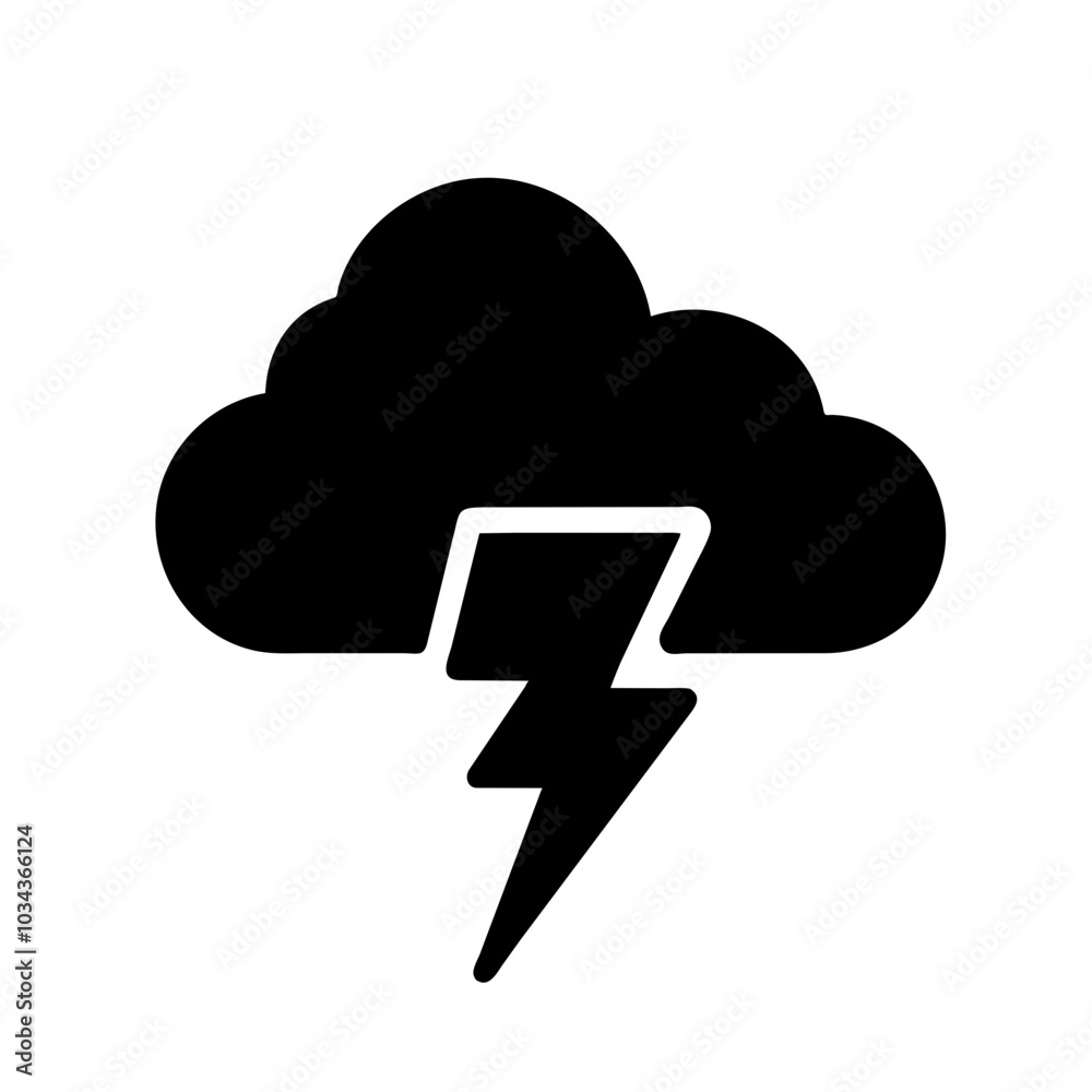 A Lightning Bolt Icon for Energy and Power A Lightning Bolt Icon for Energy and Power