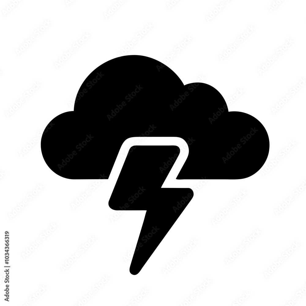 A Lightning Bolt Icon for Energy and Power A Lightning Bolt Icon for Energy and Power