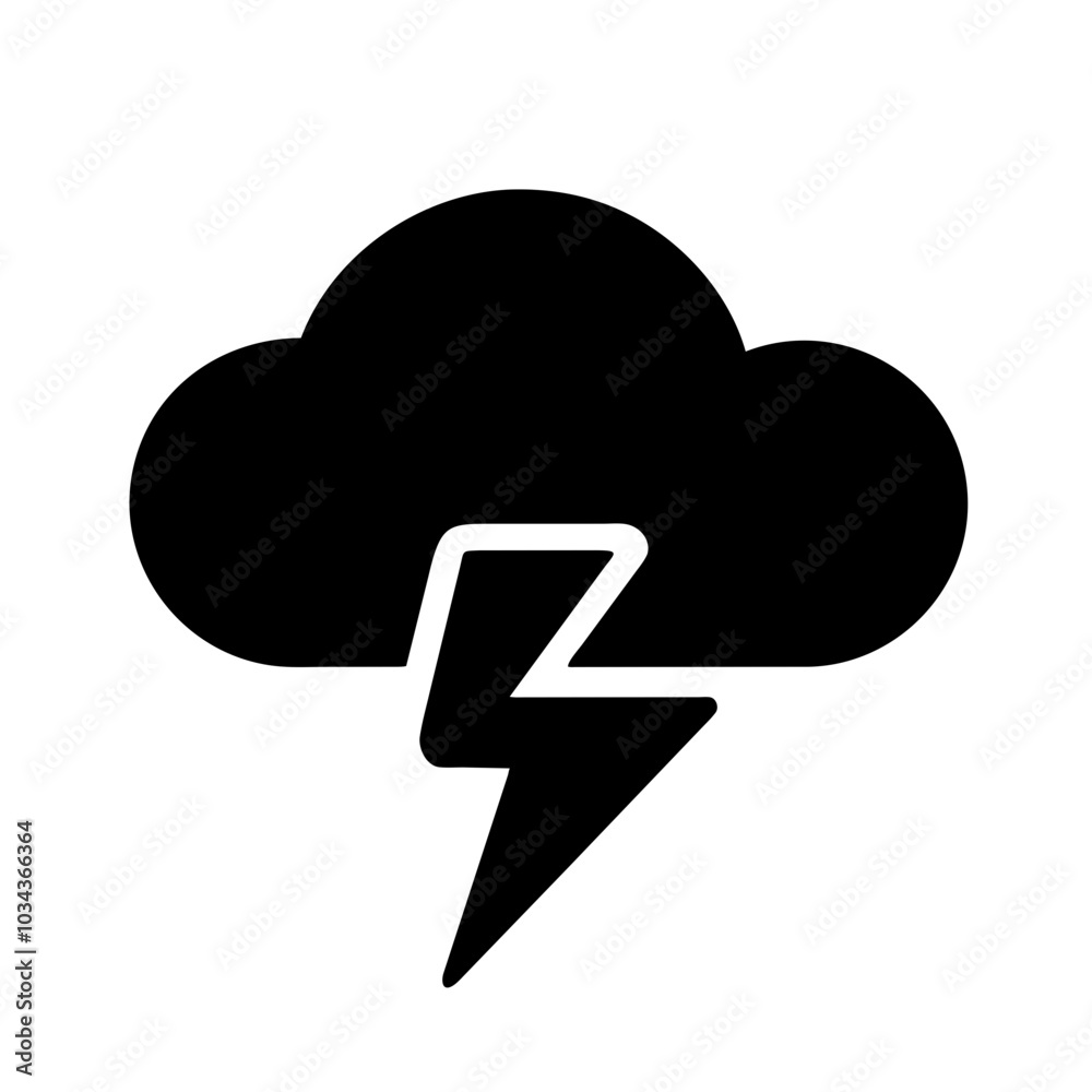 A Lightning Bolt Icon for Energy and Power A Lightning Bolt Icon for Energy and Power