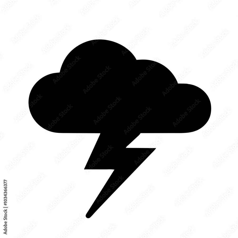 A Lightning Bolt Icon for Energy and Power A Lightning Bolt Icon for Energy and Power