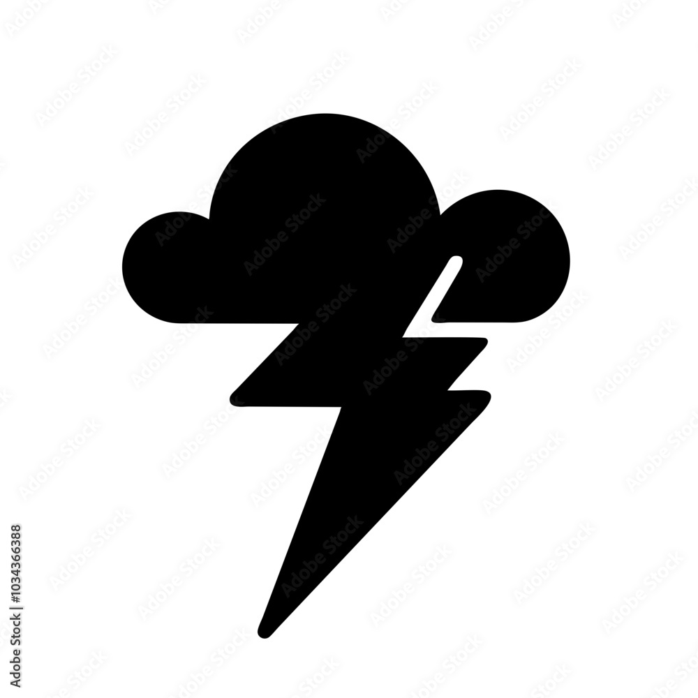 A Lightning Bolt Icon for Energy and Power A Lightning Bolt Icon for Energy and Power