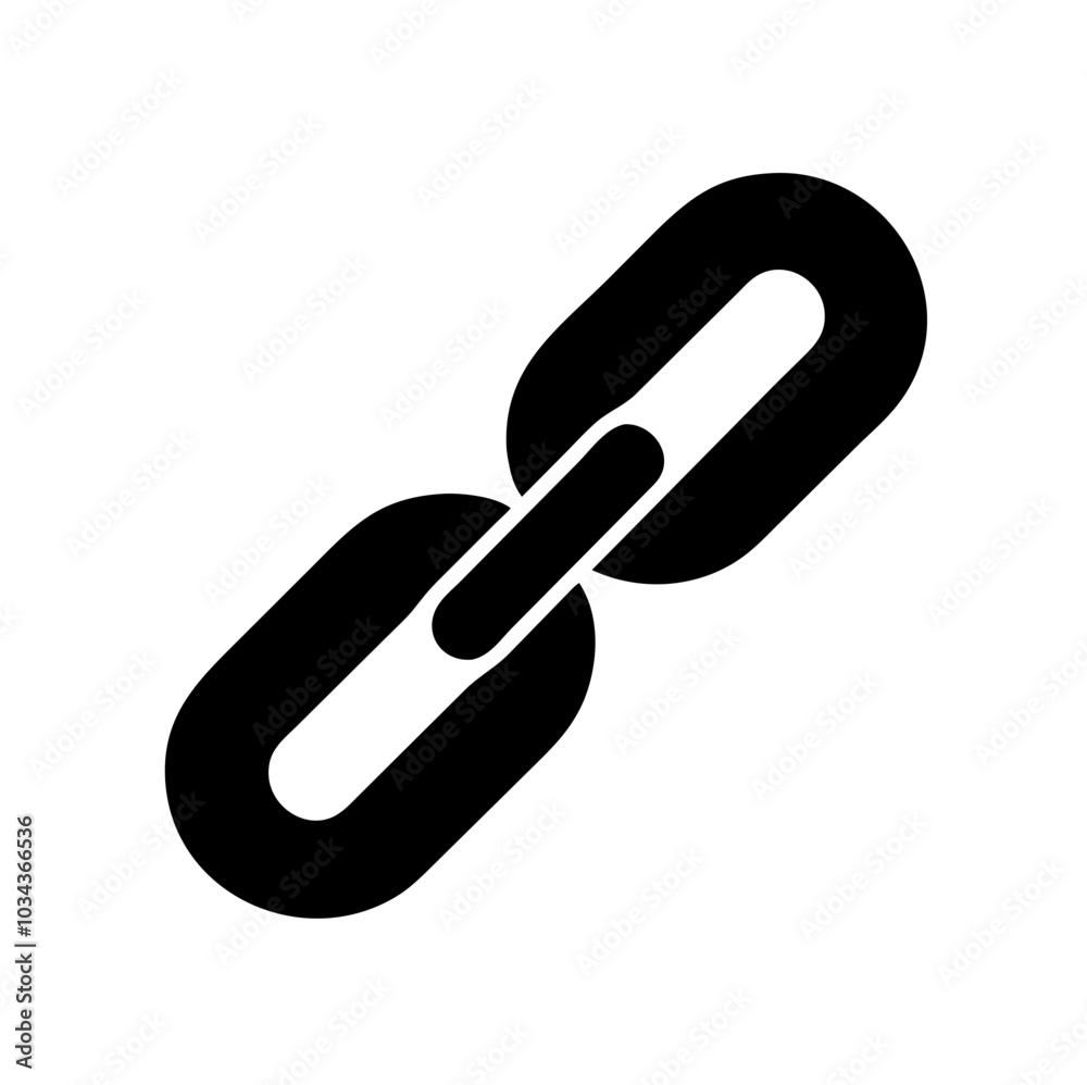 A Link/URL Icon Symbolizing Connectivity A Link/URL Icon Symbolizing Connectivity