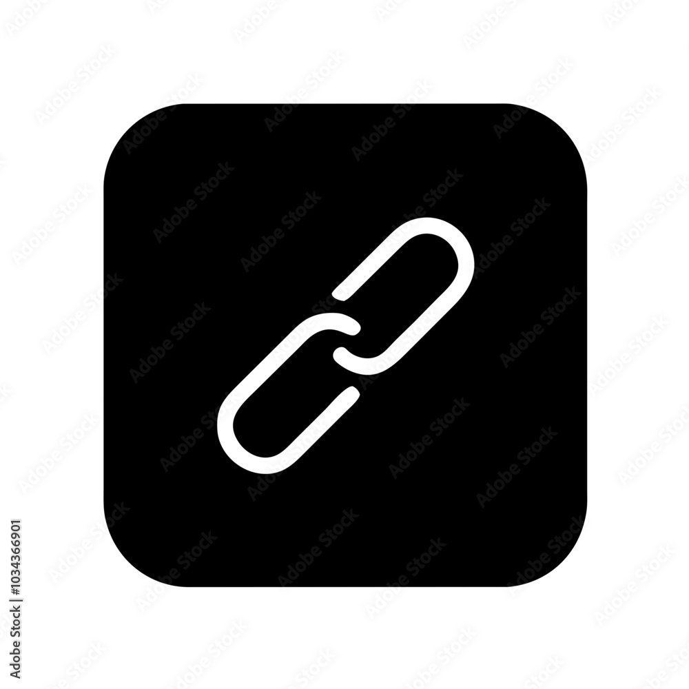 A Link/URL Icon Symbolizing Connectivity A Link/URL Icon Symbolizing Connectivity