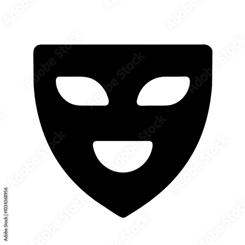 A Mask Icon Representing Safety and Protection