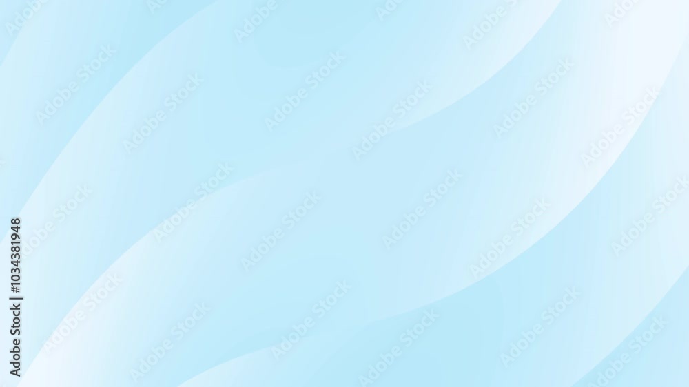 Light blue background with white curved lines suitable as a modern abstract background for presentations, websites, or digital designs.