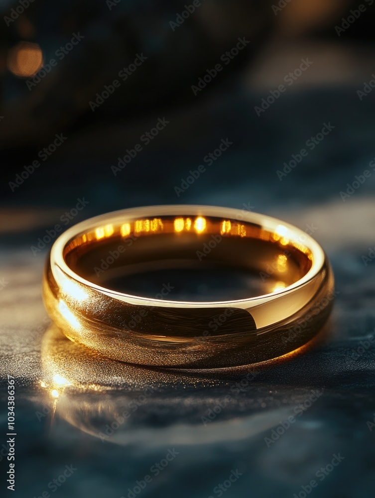 Ring on Table Close Up Ring on Table Close Up