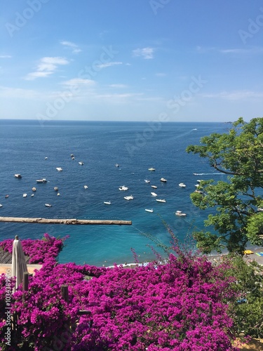 view from ravello amalfi coast ocean photo