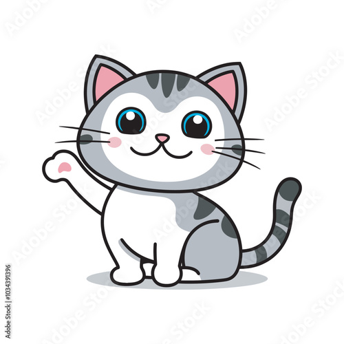 cute cat vector illustration