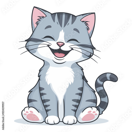 cute cat vector illustration