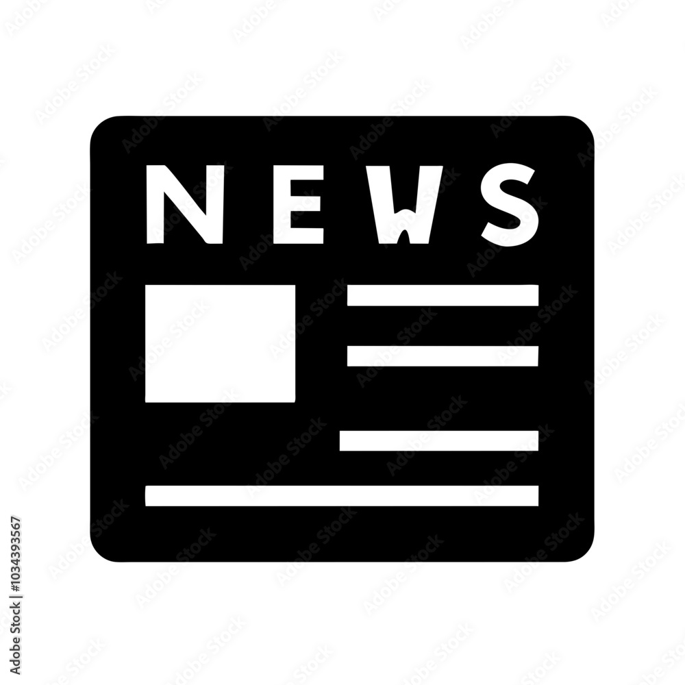 A News Icon Representing Information and Updates A News Icon Representing Information and Updates