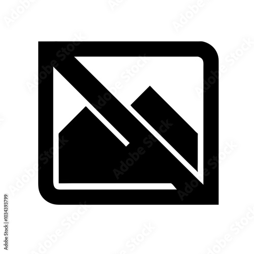 A No Image Icon Indicating Absence of Visuals